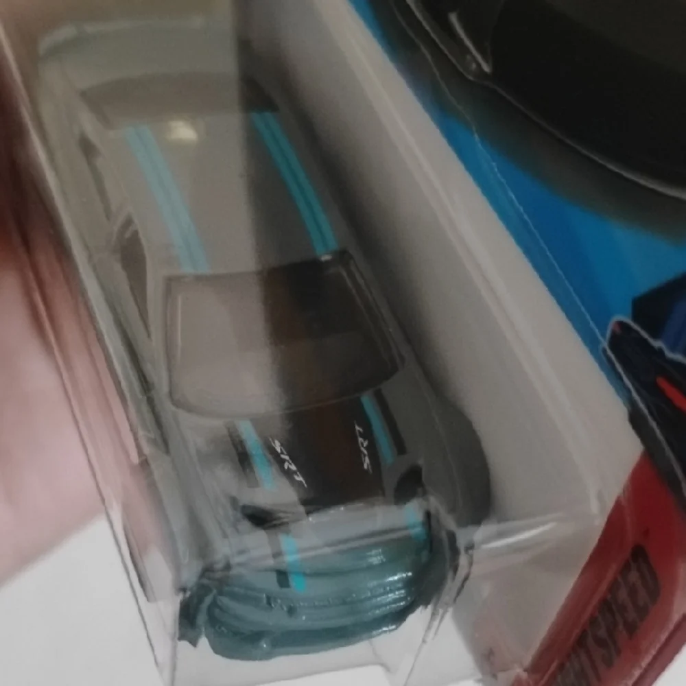 Mattel Hot Wheels '20 Dodge Charger Hellcat - Silver with Teal Stripes